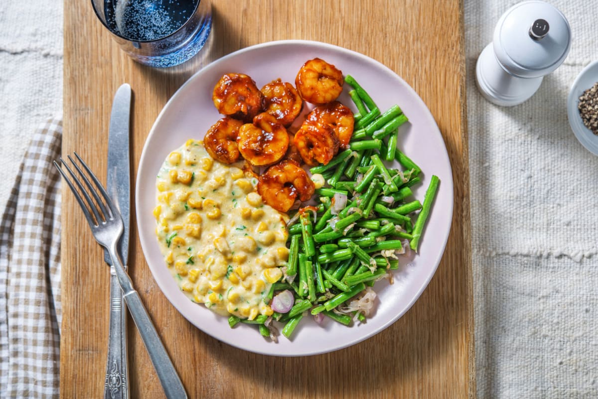 Southern Glazed BBQ Shrimp