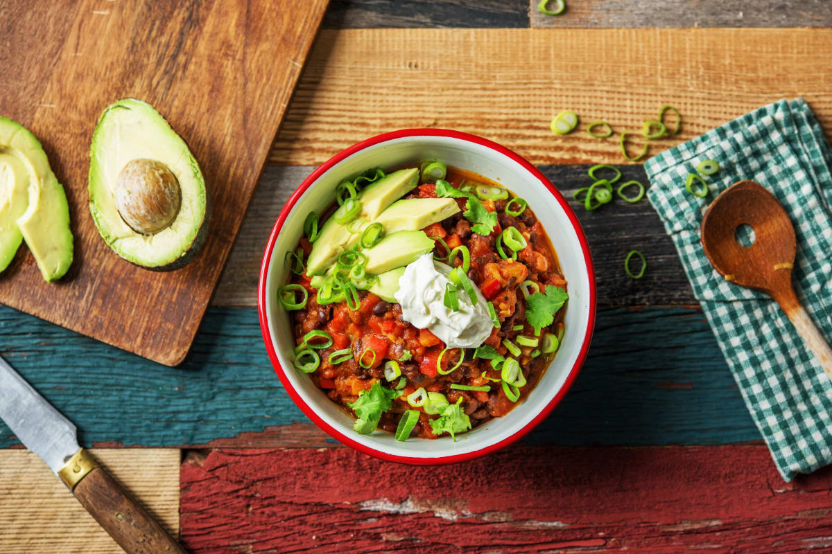 Game Day Black Bean Chili