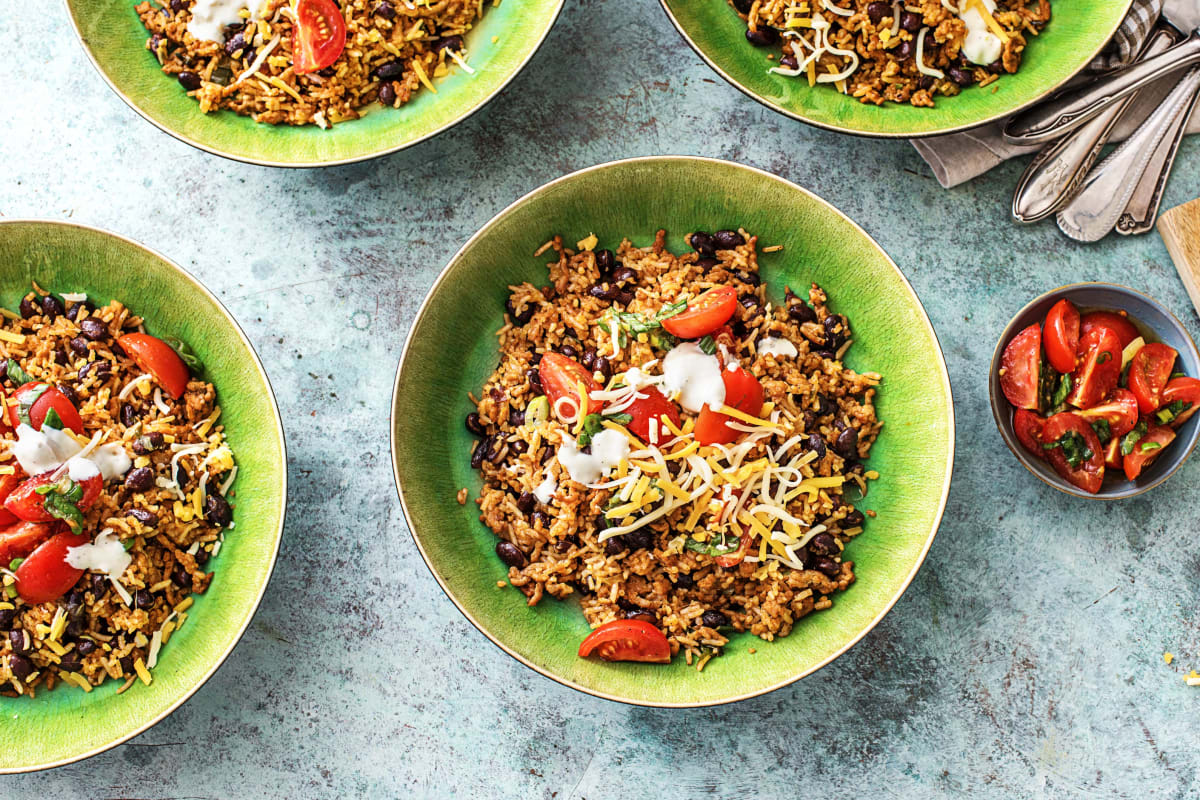 Southwestern Pork Burrito Bowls