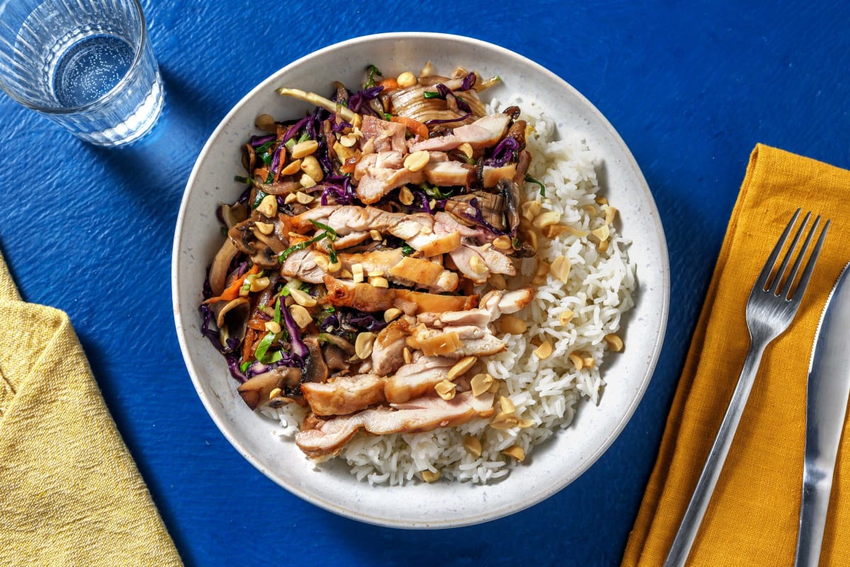 Sesame Soy Baked Chicken Thighs