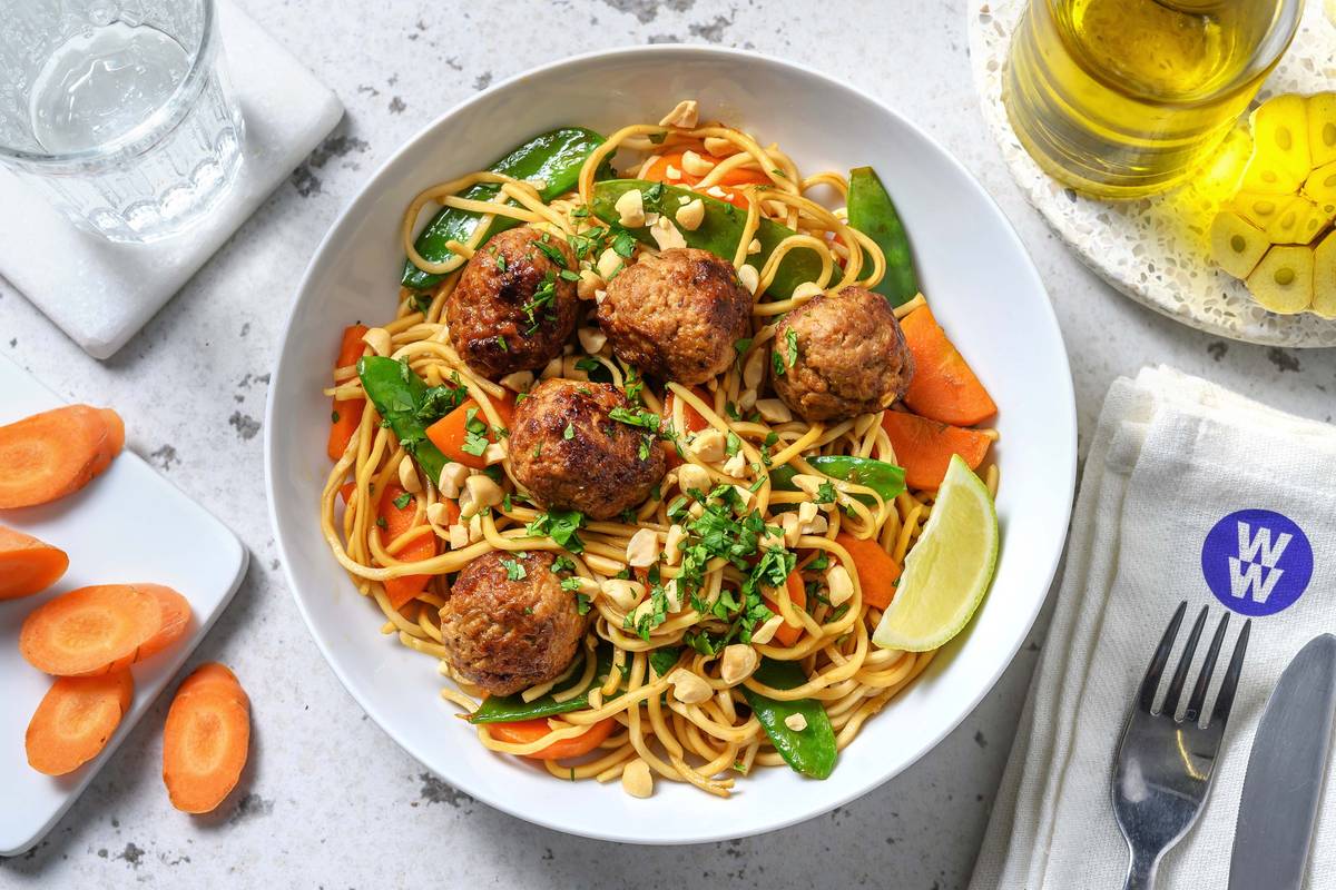 Soy, Ginger & Lime Meatballs Recipe HelloFresh