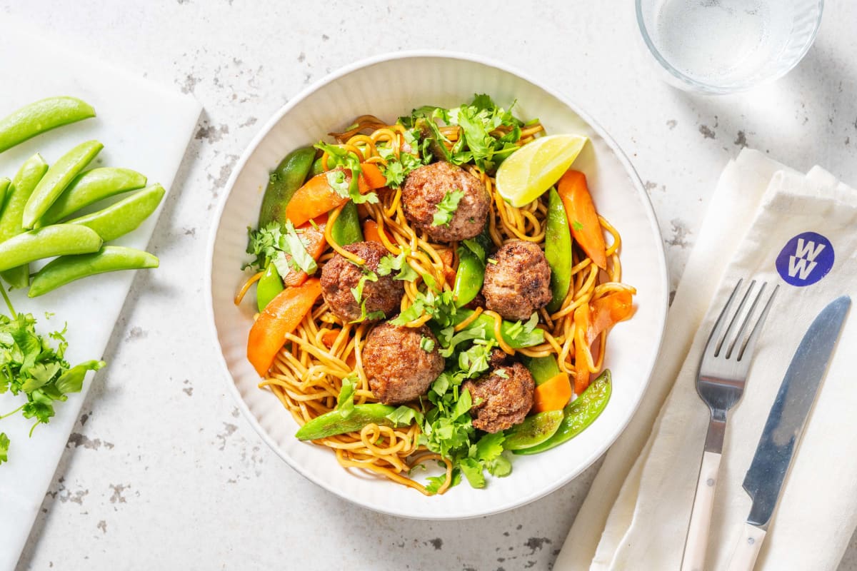 Soy, Ginger & Lime Pork Meatballs