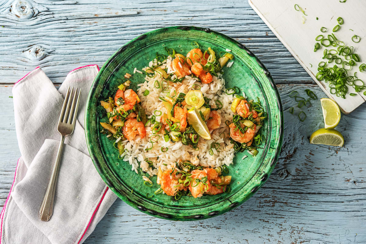 Speedy Chili Shrimp Stir-Fry