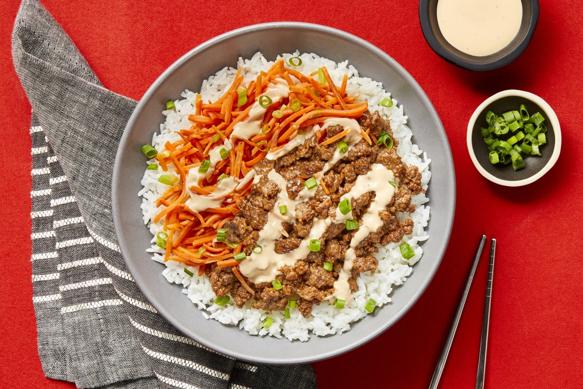 Sesame Soy Beef Bowls