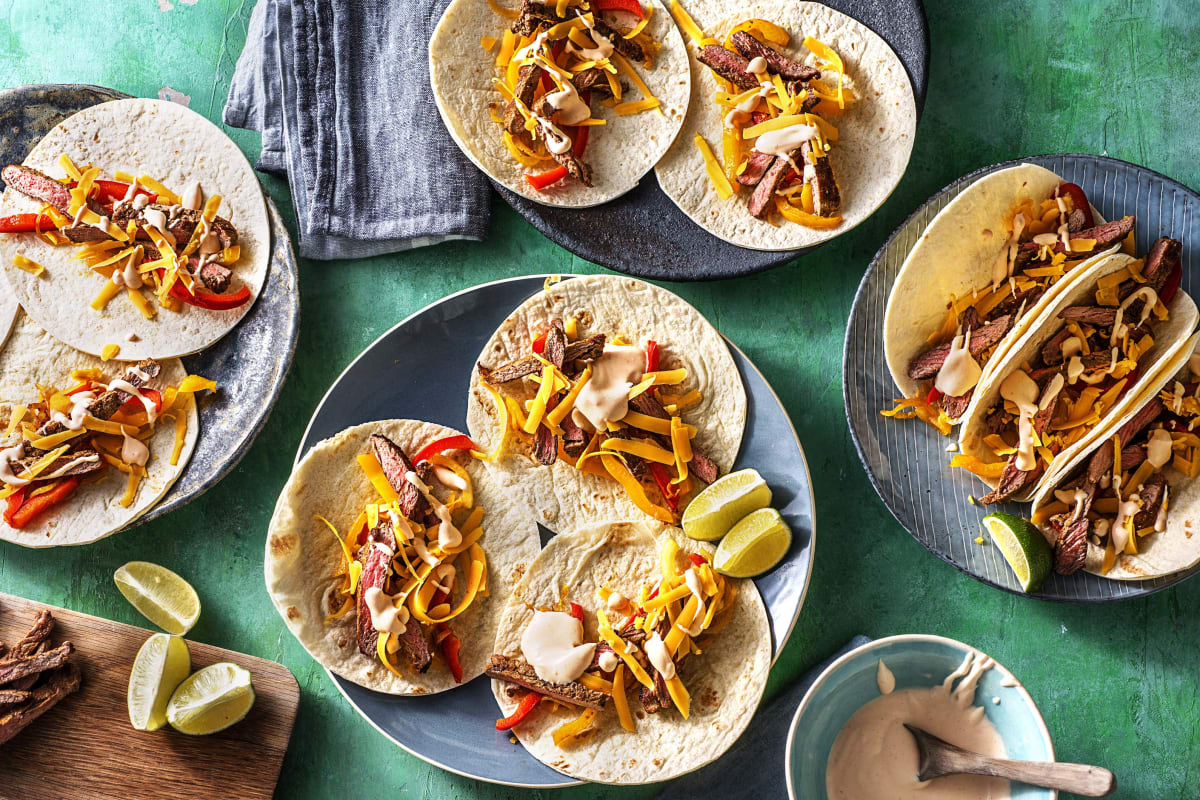 Speedy Steak Fajitas