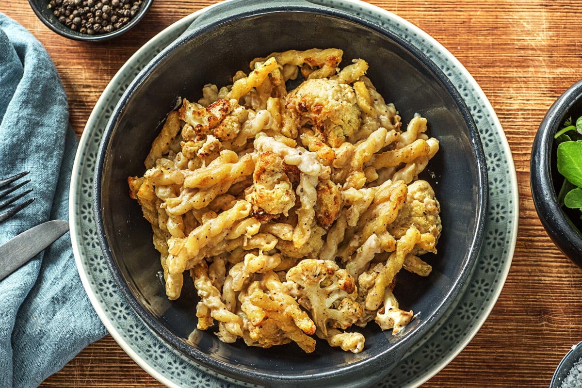 Spiced Cauliflower Mac 'N' Cheese