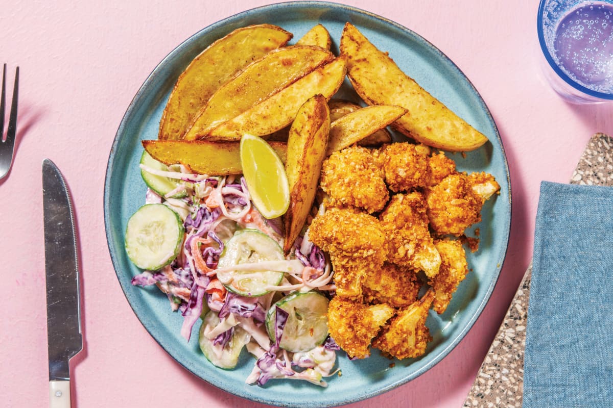 All-American Spiced Cauliflower Nuggets