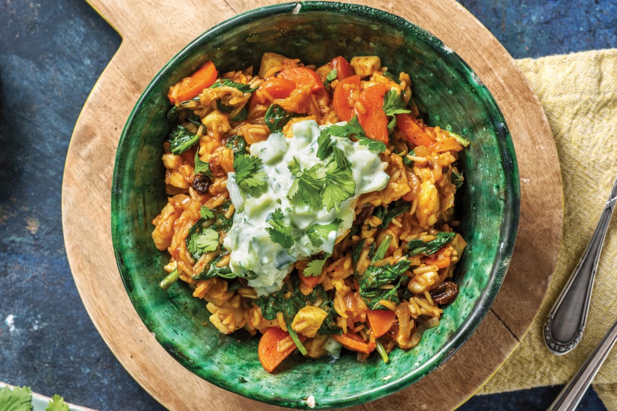 Spiced Paneer Biryani