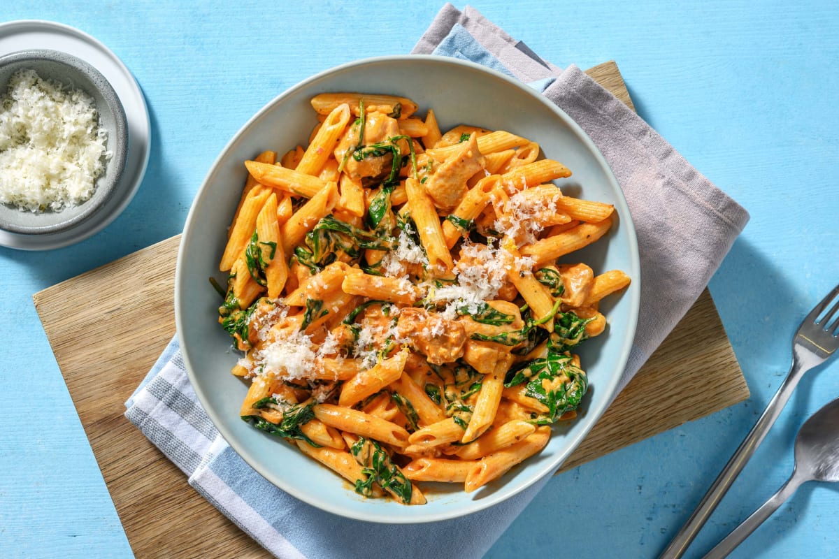 Spicy Creamy Cajun Chicken Breast Pasta