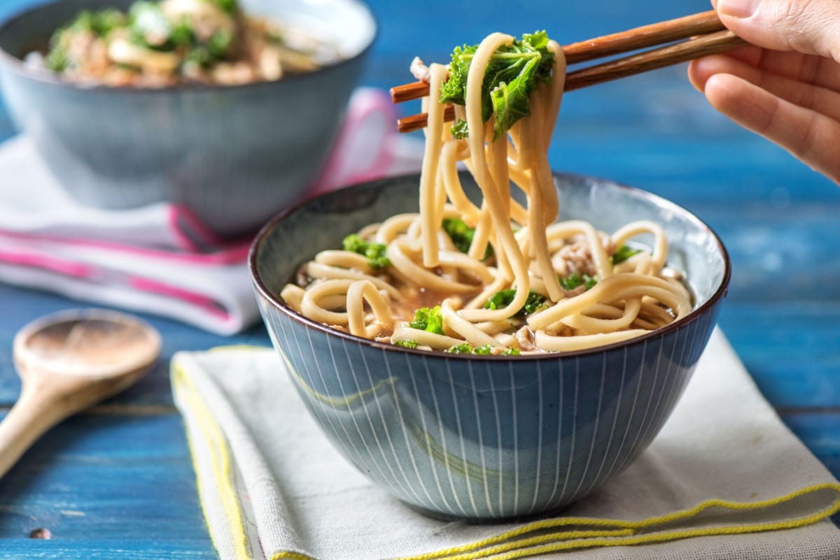 Spicy Pork and Kale Soup