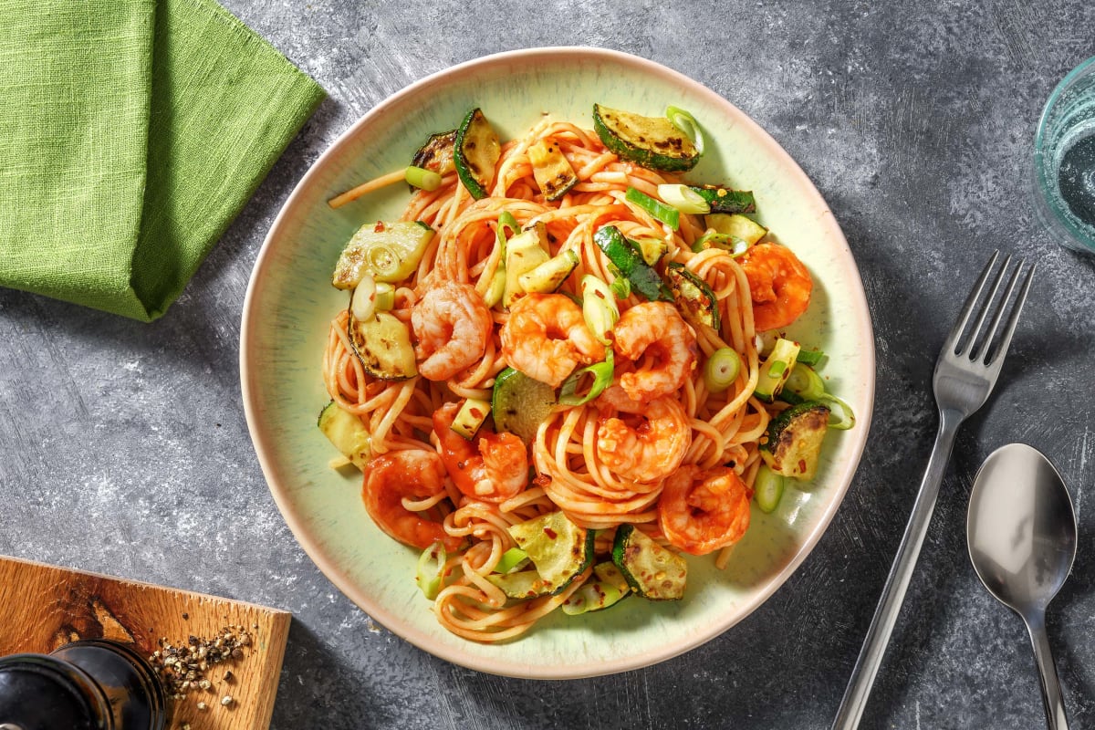 Spicy Prawn Pasta