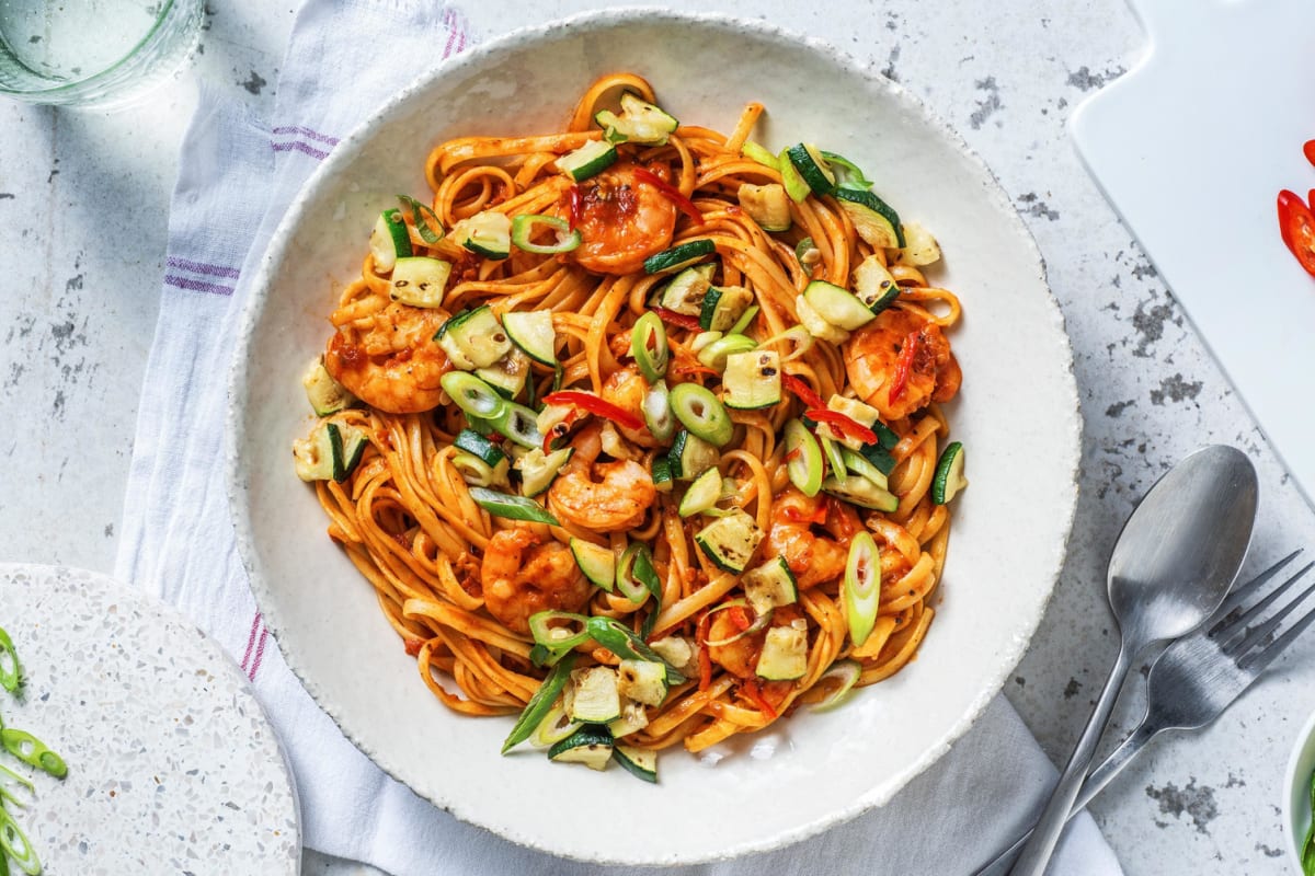 Spicy Prawn Pasta