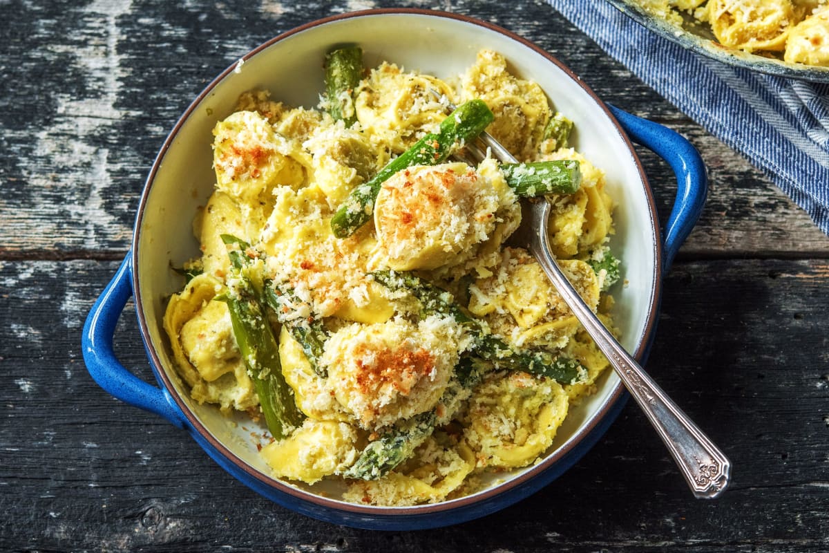 One-Pan Pesto Tortelloni Bake