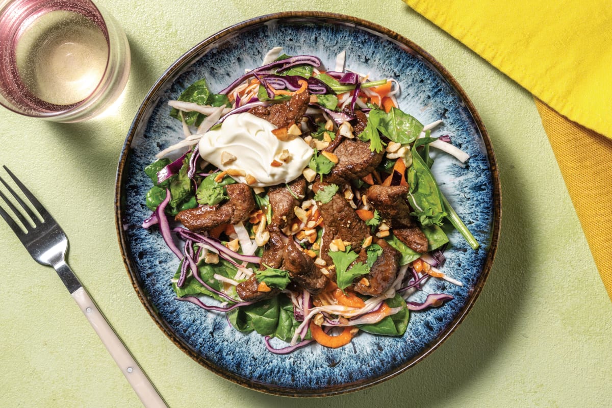 Sri Lankan Beef & Carrot Noodle Salad