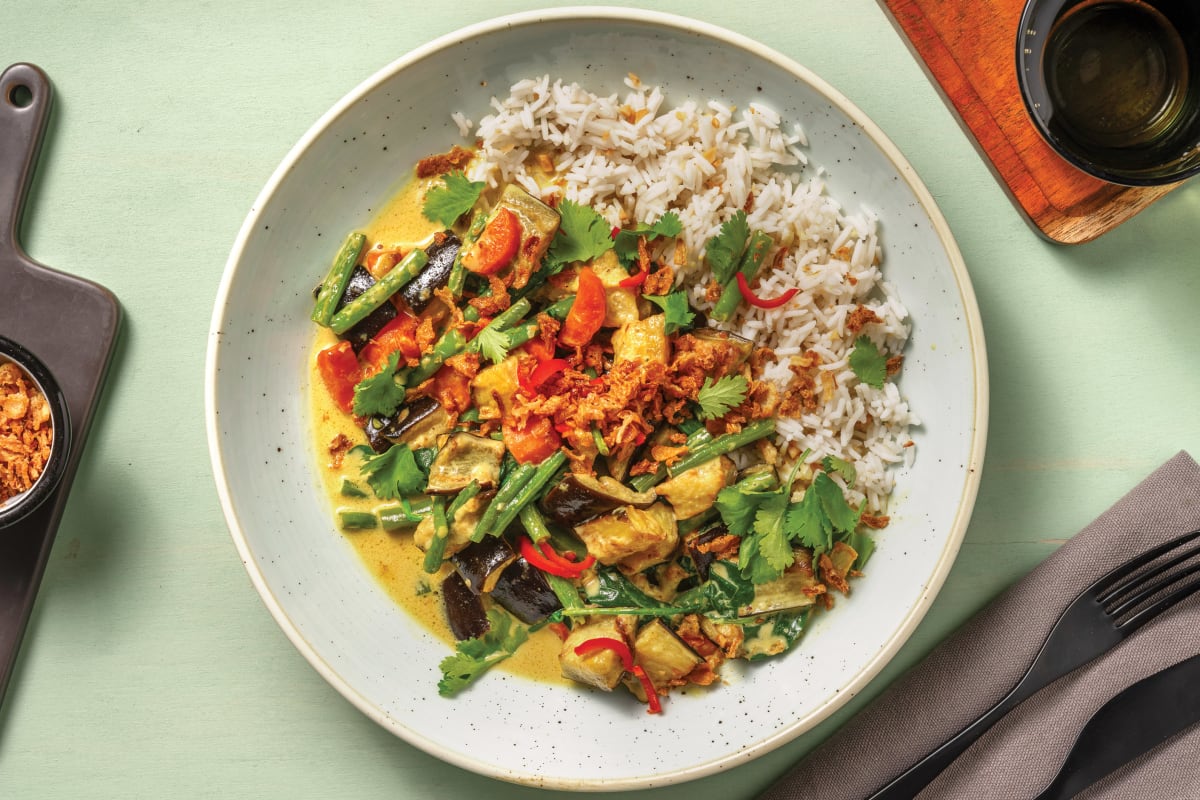 Sri Lankan Roast Eggplant Curry