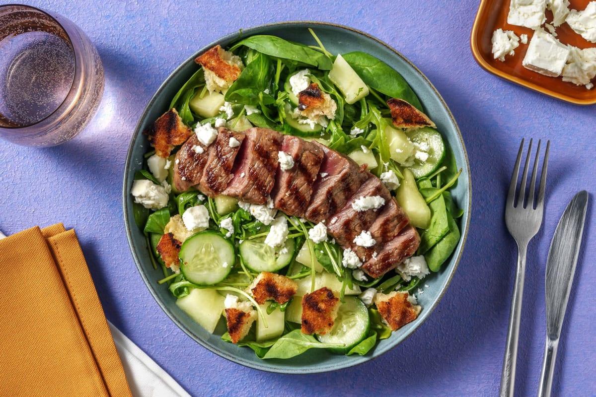 Steak and Melon Salad