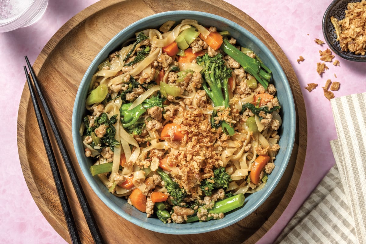 Easy Sticky Chinese-Style Pork Noodles Recipe | HelloFresh