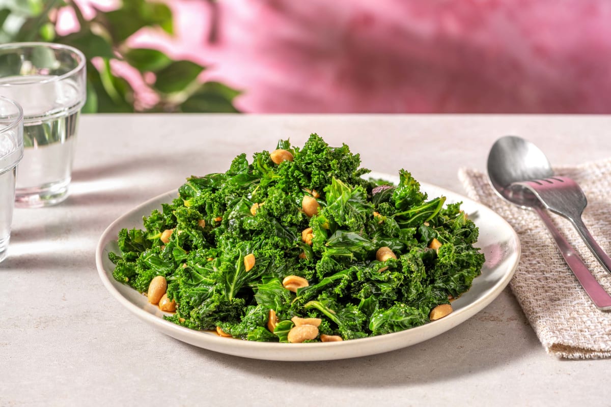 Stir fried Asian Style Kale Salad