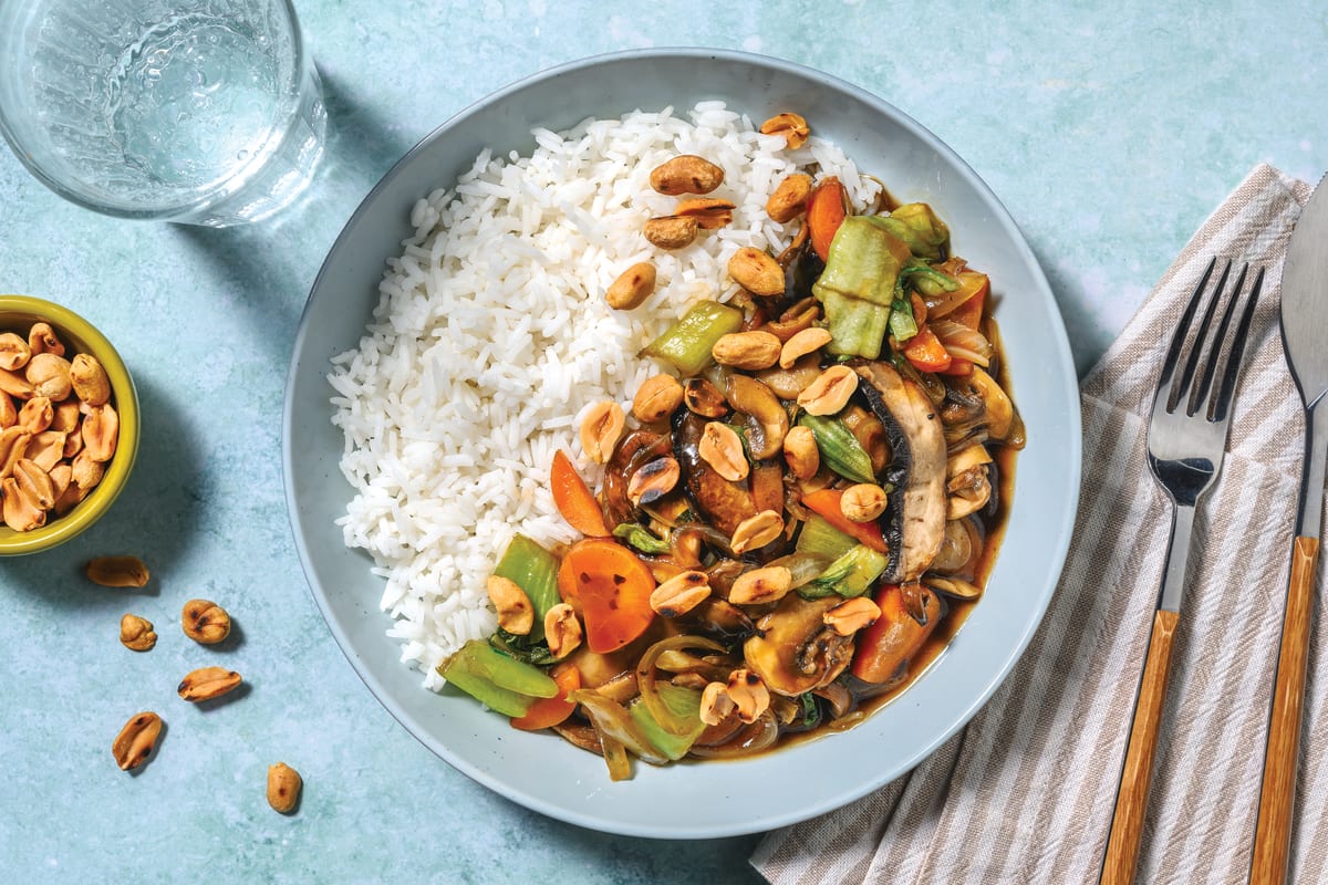 Stir-Fried Mushrooms & Veggies