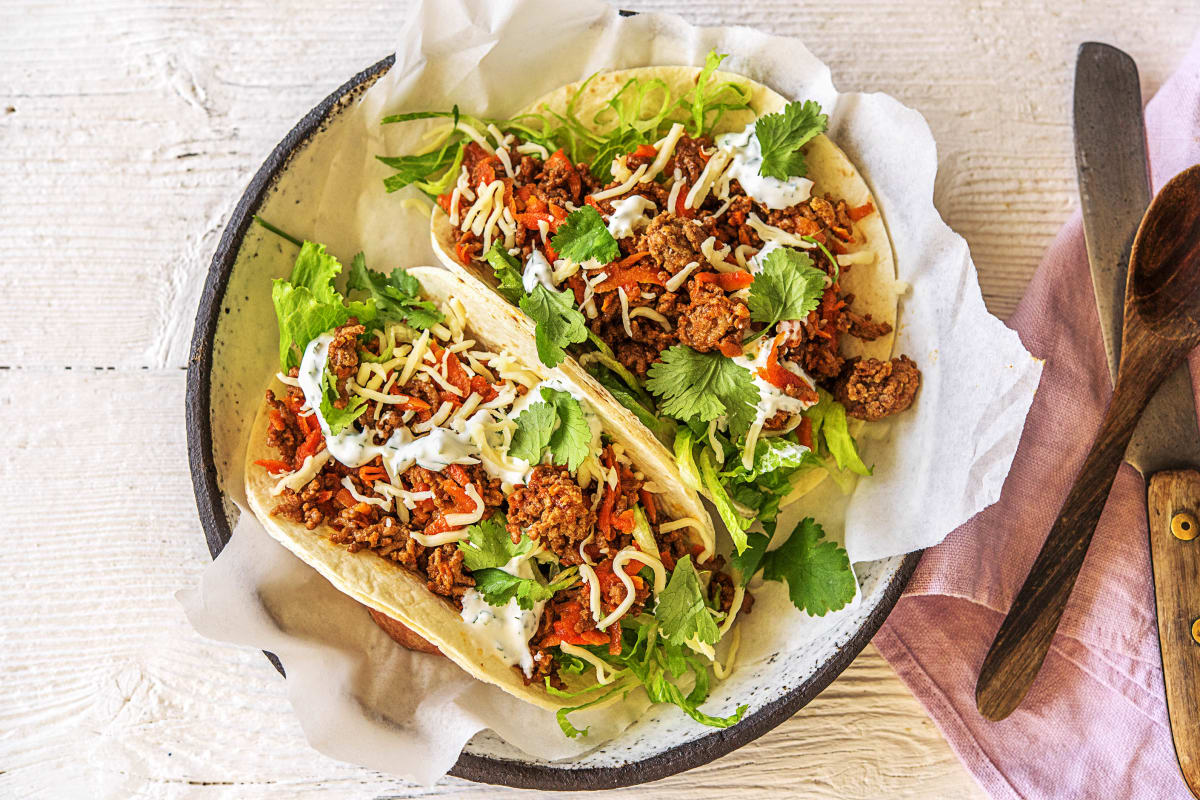 Street Food Style Tex-Mex Rinds Tacos