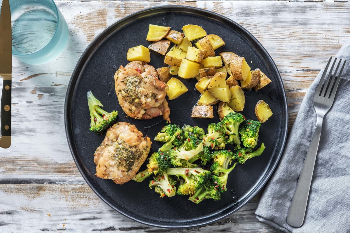 Sun-dried Tomato and Goat Cheese Stuffed Chicken