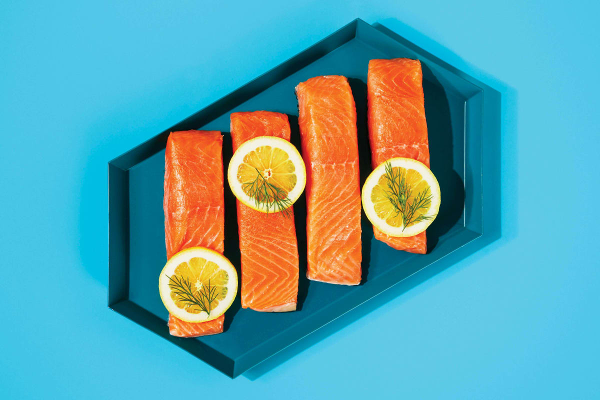 Sustainably Sourced Salmon Fillets