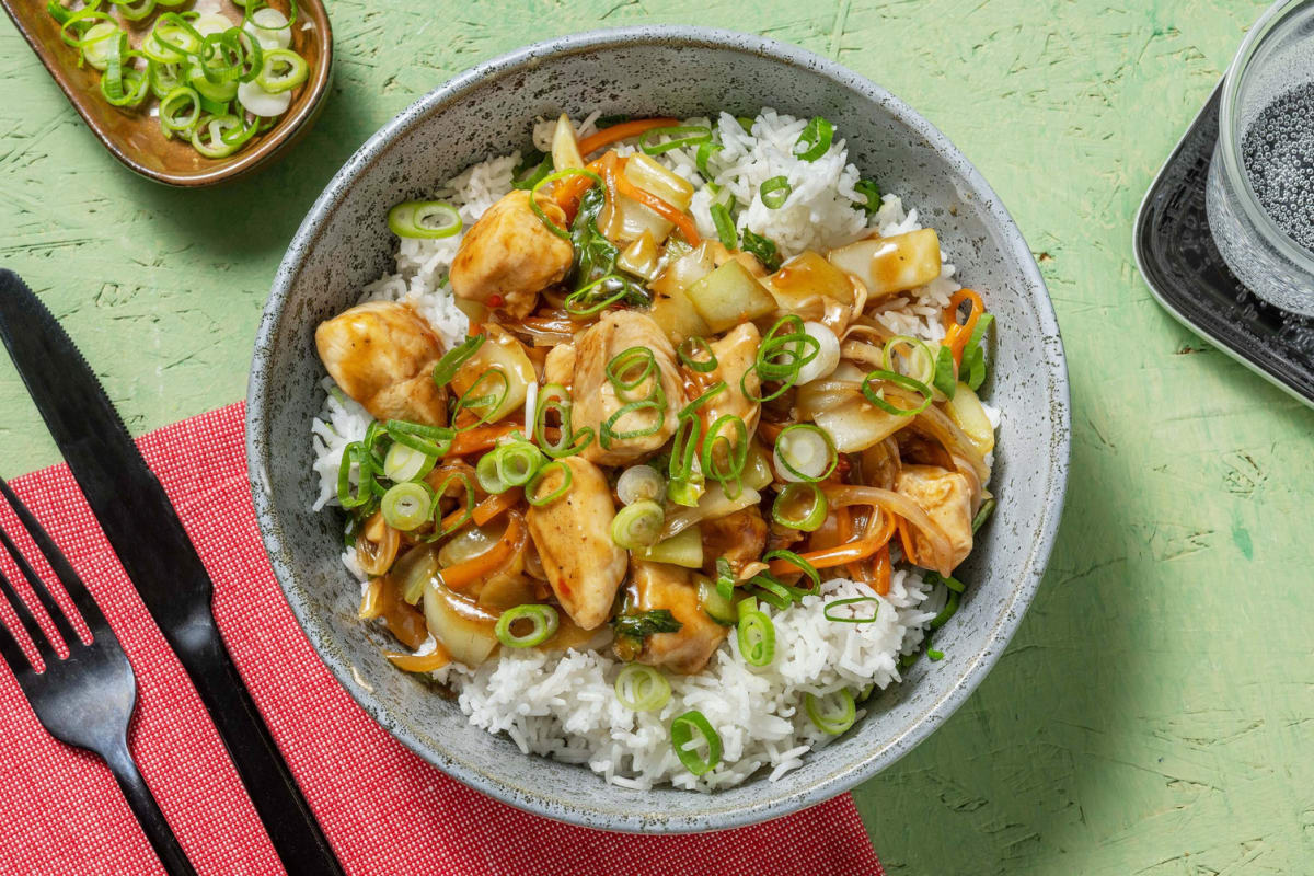 Sweet and Spicy Chicken Bowls