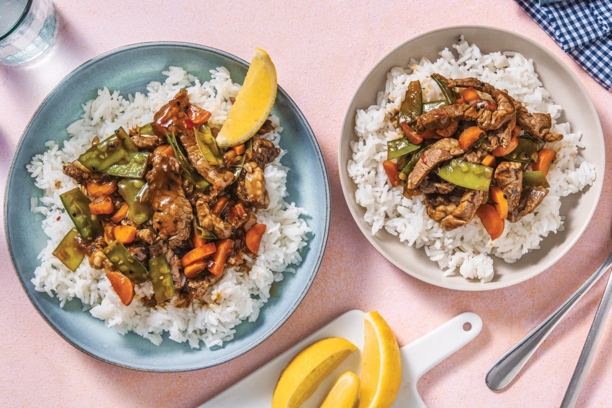 Sweet Chilli Seared Beef Bowl