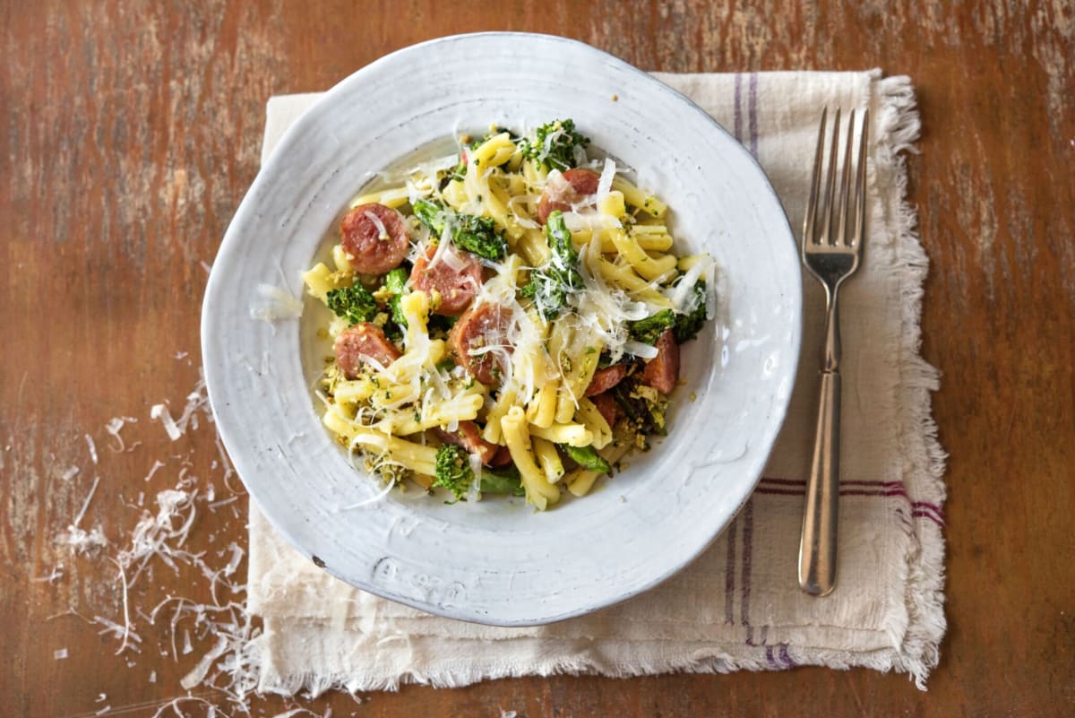 Italian Sausage and Baby Broccoli Pasta