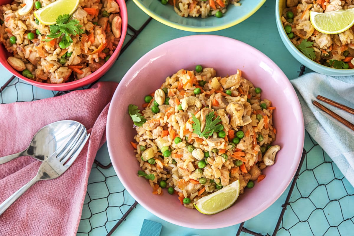 Sweet 'N' Savory Chicken Fried Rice