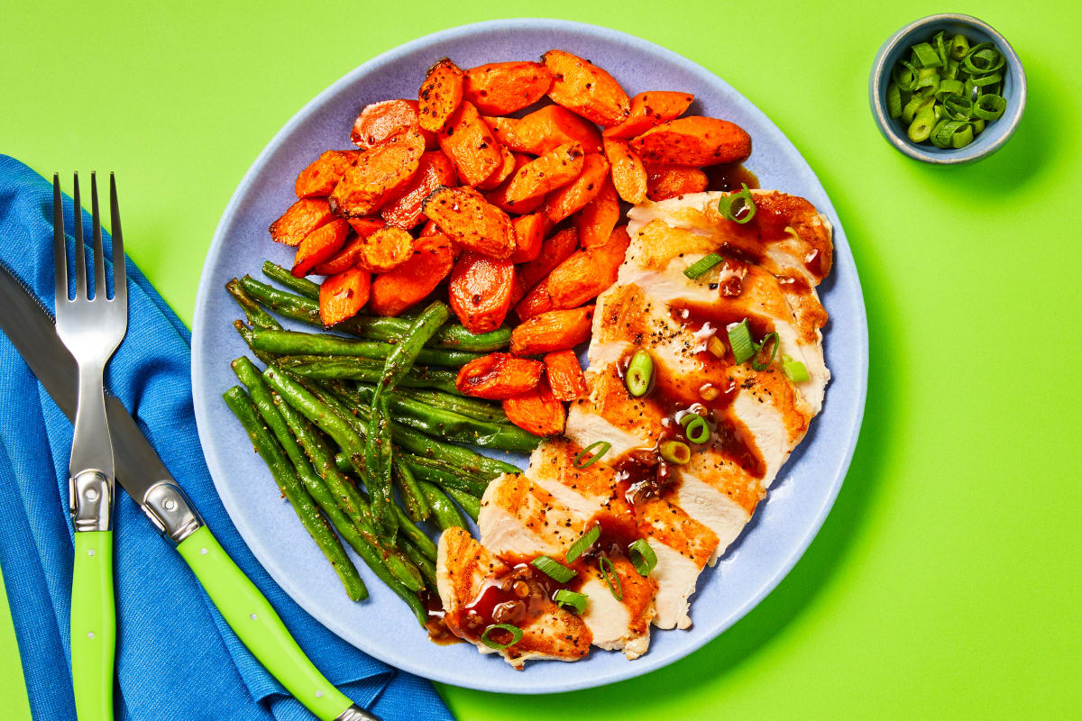 Sweet ’n’ Spicy Apricot Pork Chops