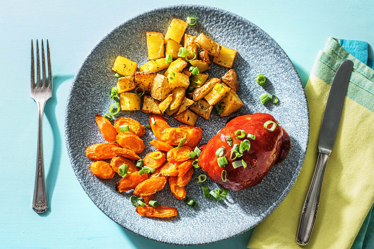 Sweet 'N' Spicy Meatloaves