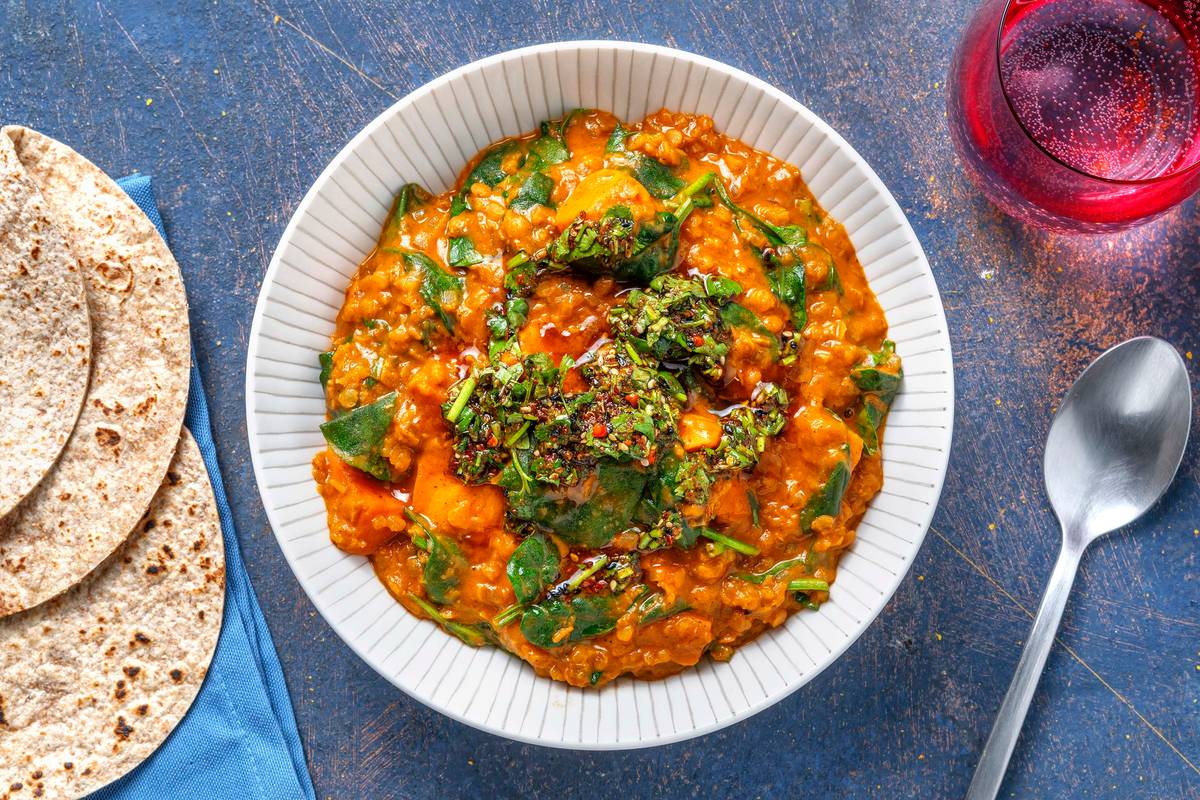 Sweet Potato Coconut Dal Recipe HelloFresh