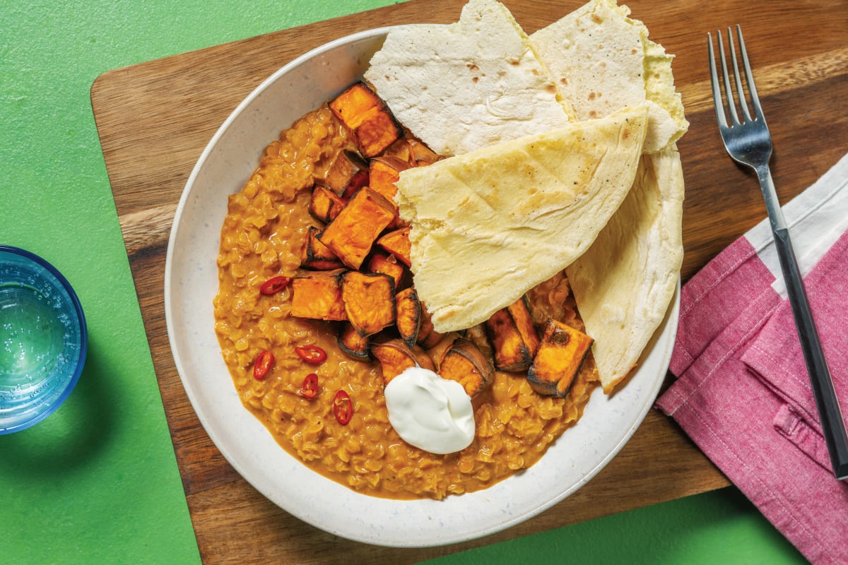 Sweet Potato & Lentil Dhal