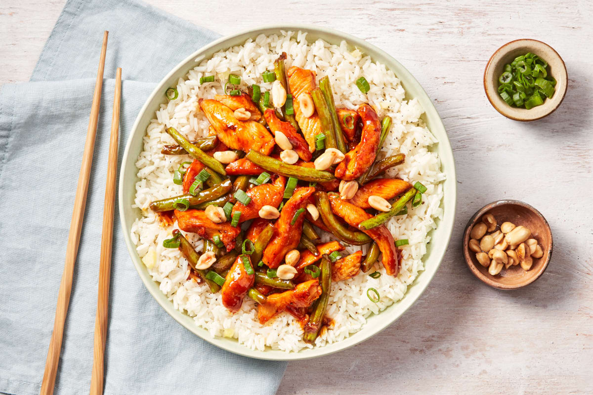 Szechuan Chicken & Green Bean Stir-Fry