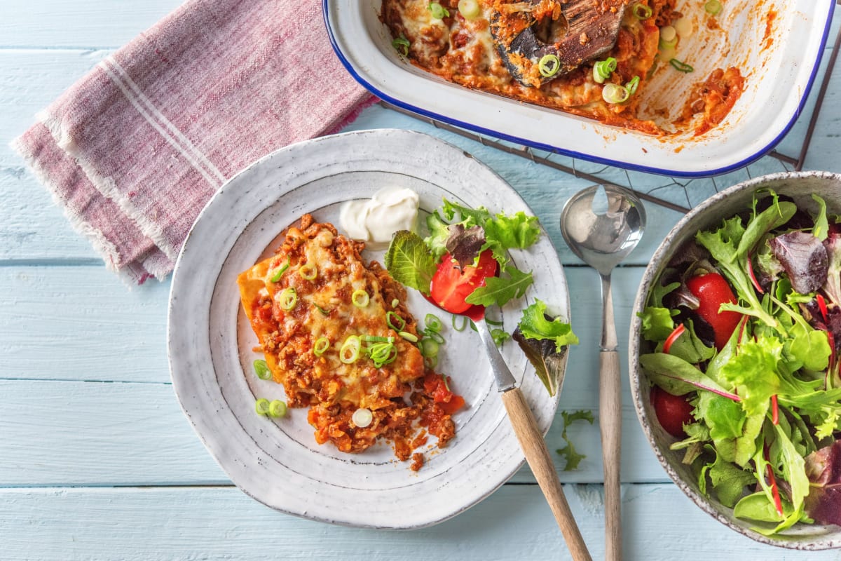 Beefy Taco Casserole