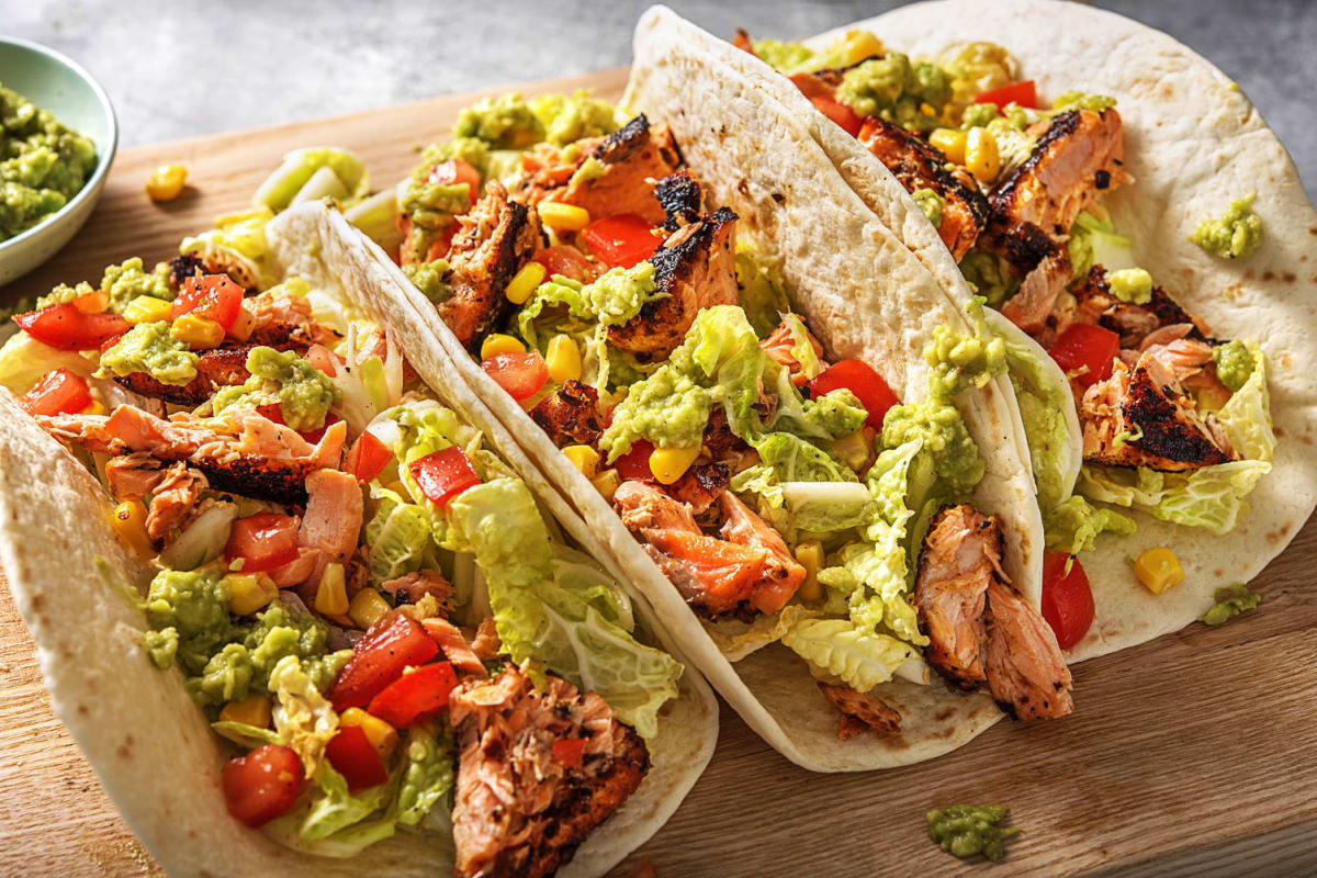 Blackened Salmon Tacos