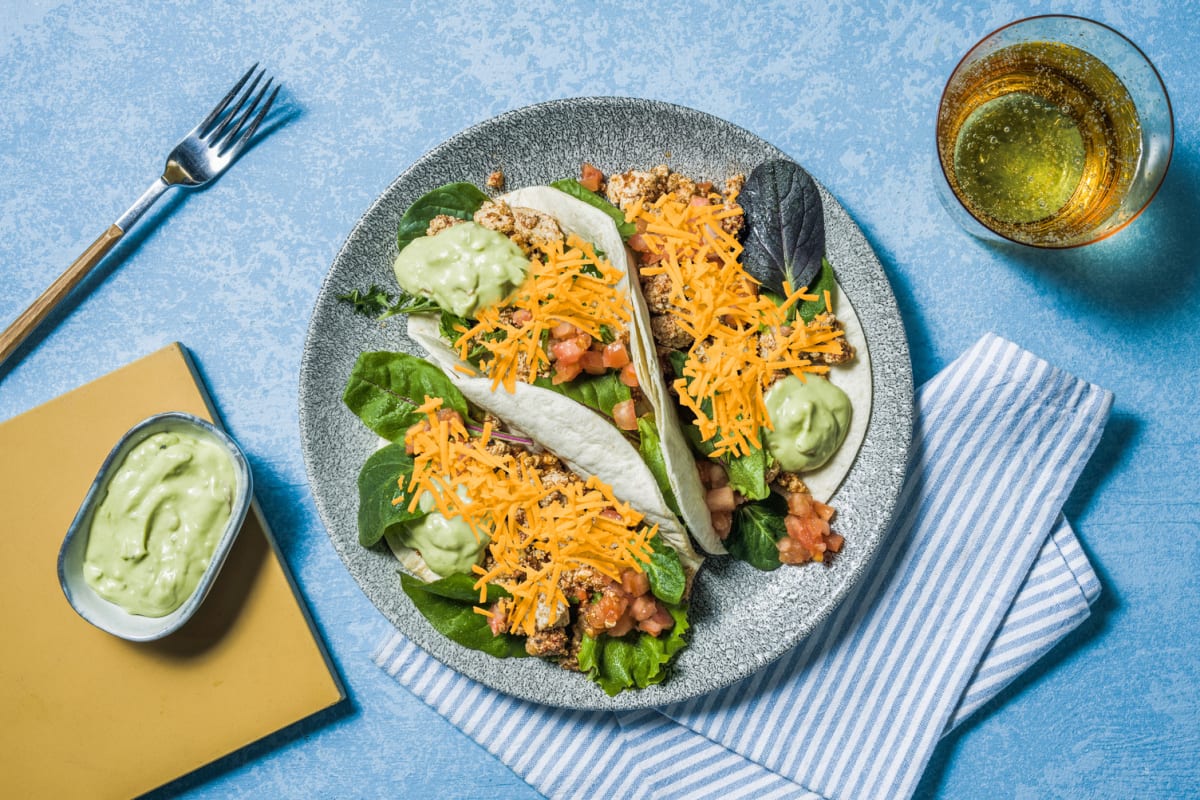 Tacos au tofu façon tex-mex