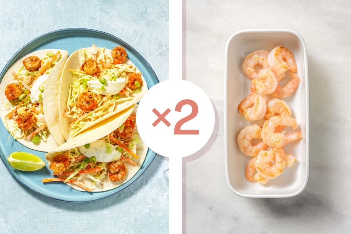 Mexican-Inspired Double Shrimp Tacos