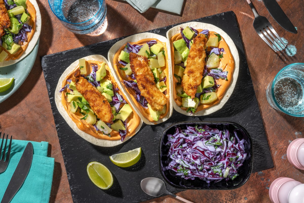 Pan-Fried Sea Bass Tacos