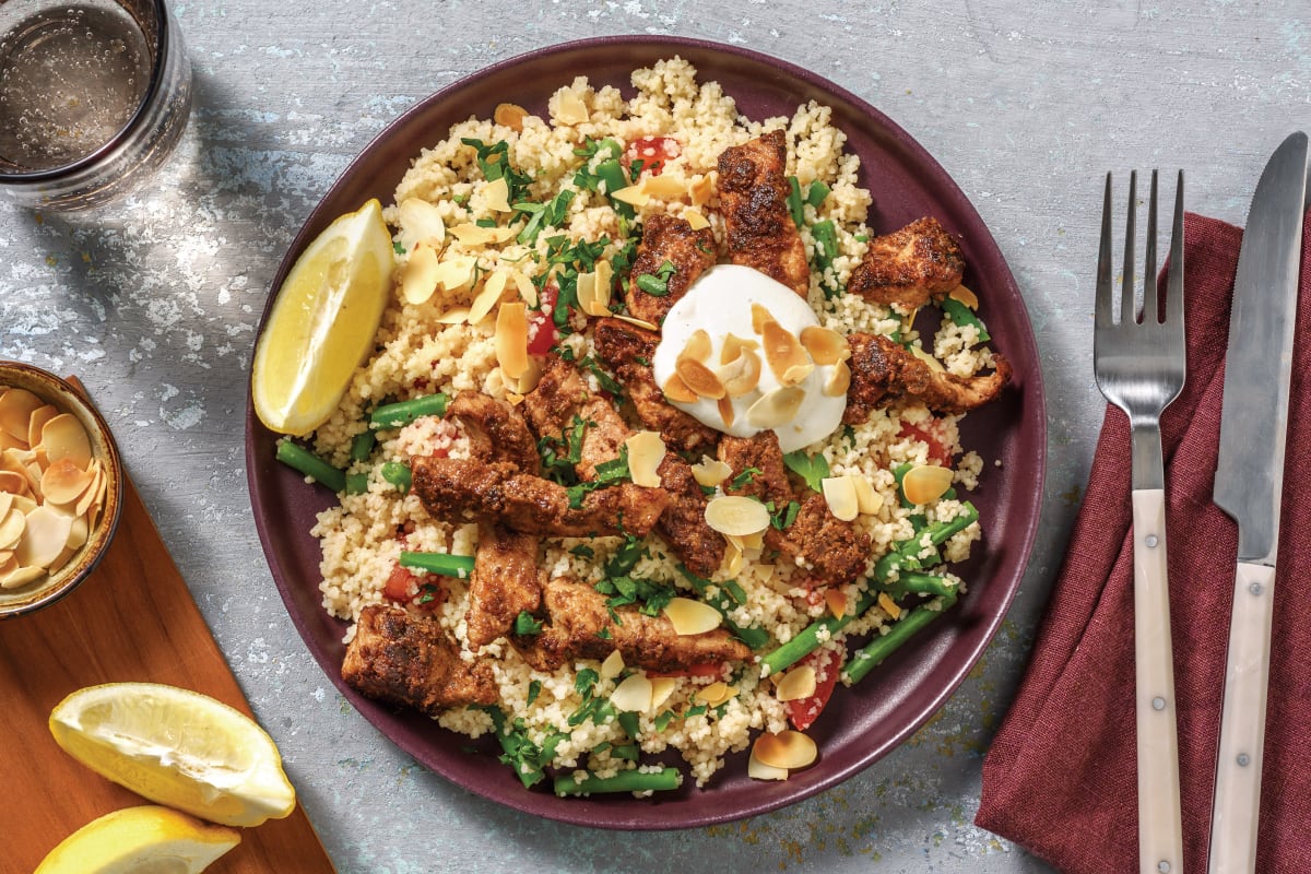 Tahini Pork & Couscous Tabbouleh