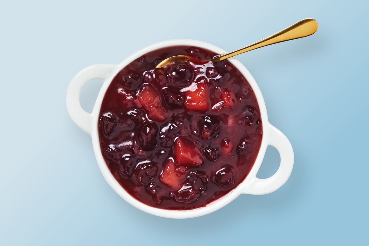 Tangy Apple Cranberry Compote