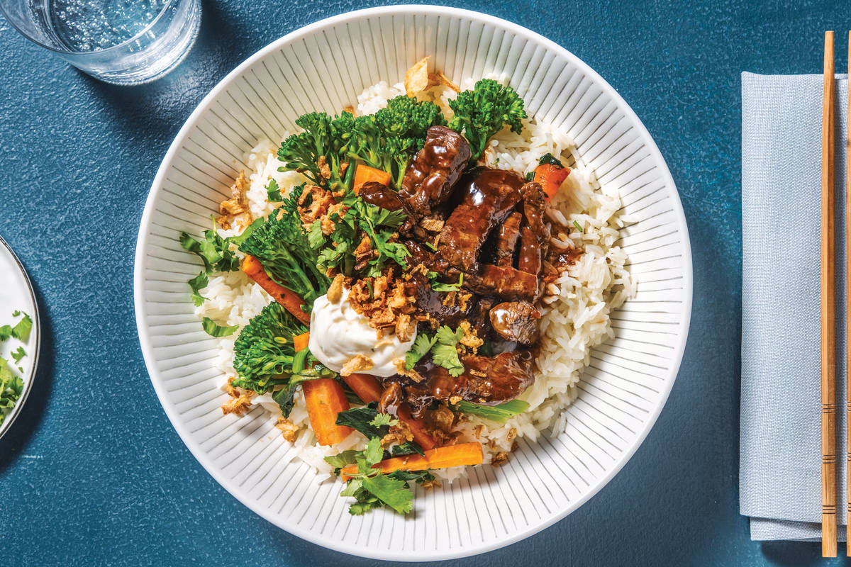 Teriyaki Ginger Beef Bowl Recipe HelloFresh