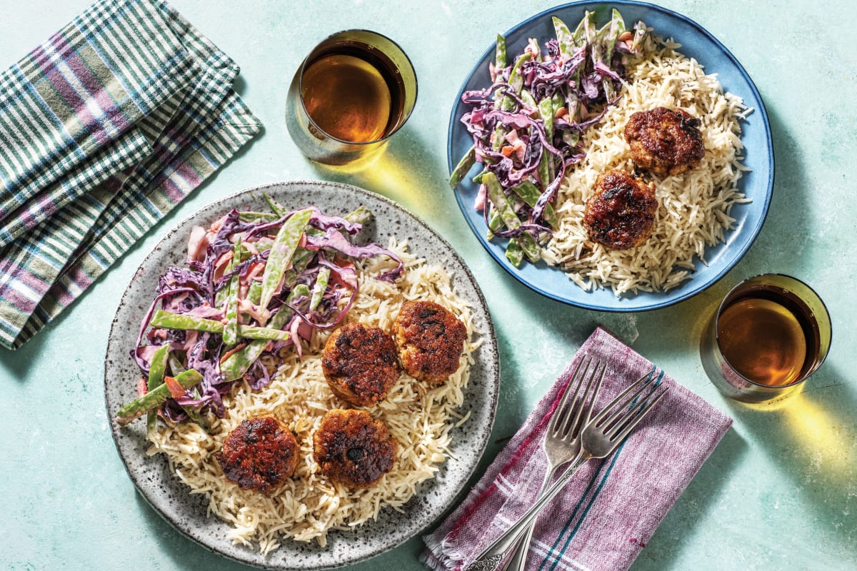 Teriyaki-Glazed Pork Rissoles