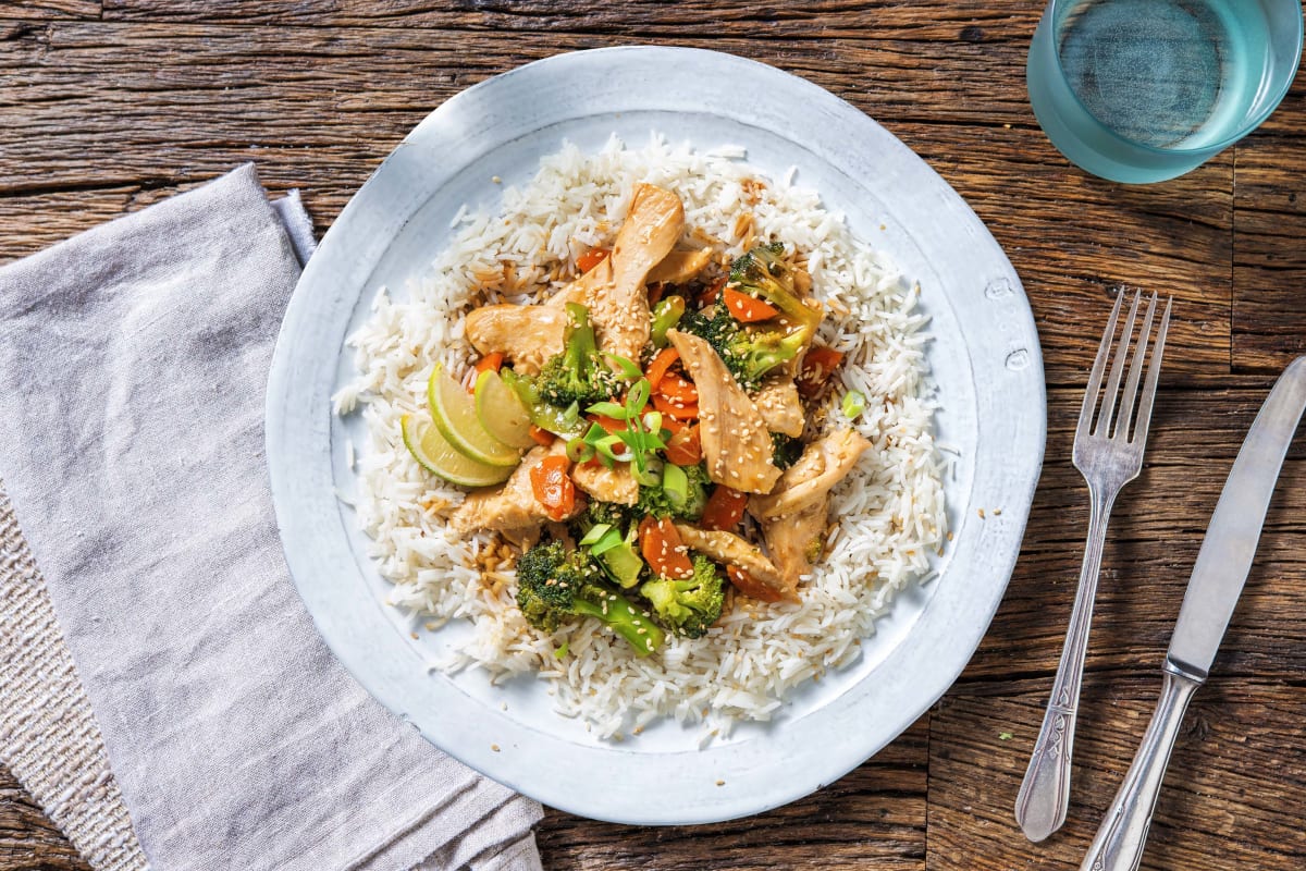 Teriyaki Hähnchen mit Kokosreis Rezept | HelloFresh