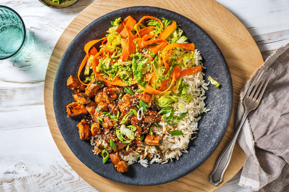 Teriyaki Pork Rice Bowl Recipe | HelloFresh