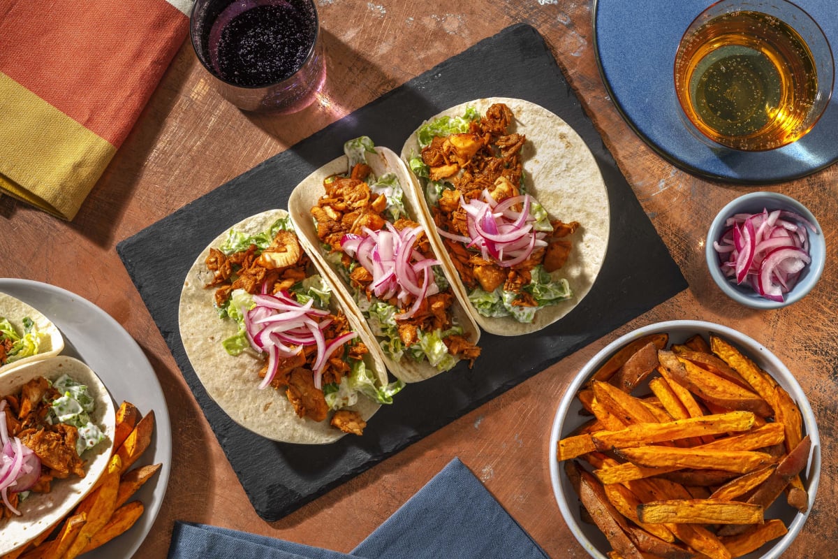 Teriyaki Salmon Fillet Tacos