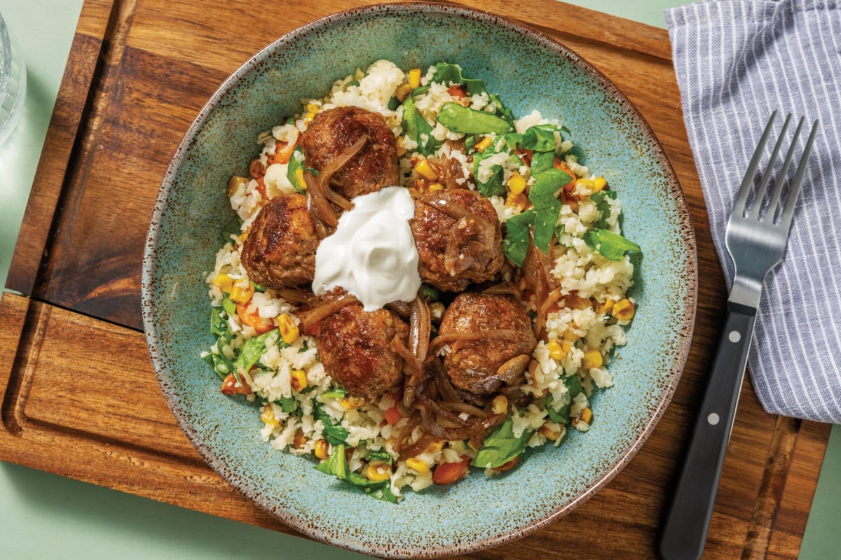 Tex-Mex Beef & Pork Meatballs