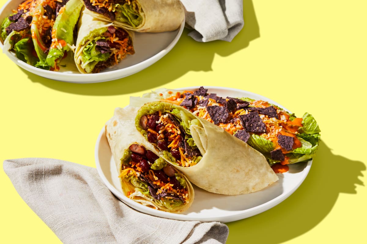 Tex-Mex Kidney Bean Wraps