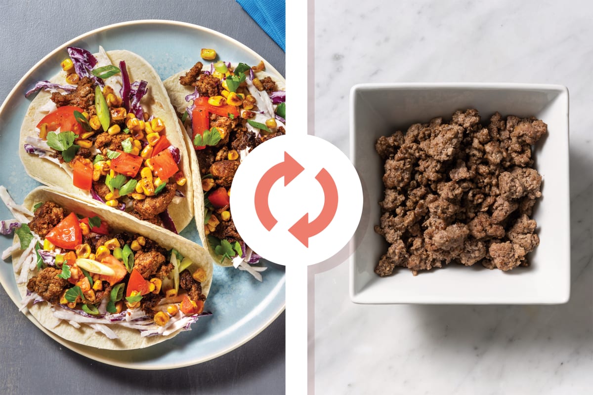 One-Pan Plant-Based Mince Tacos